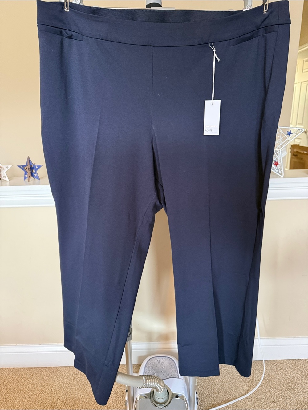 Lane Bryant Black Ponte Pants 26/28 short
